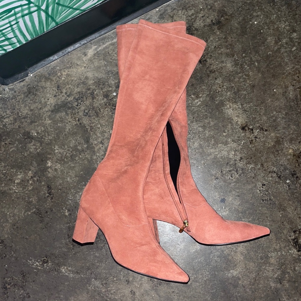 Anthropologie boots pink 40
